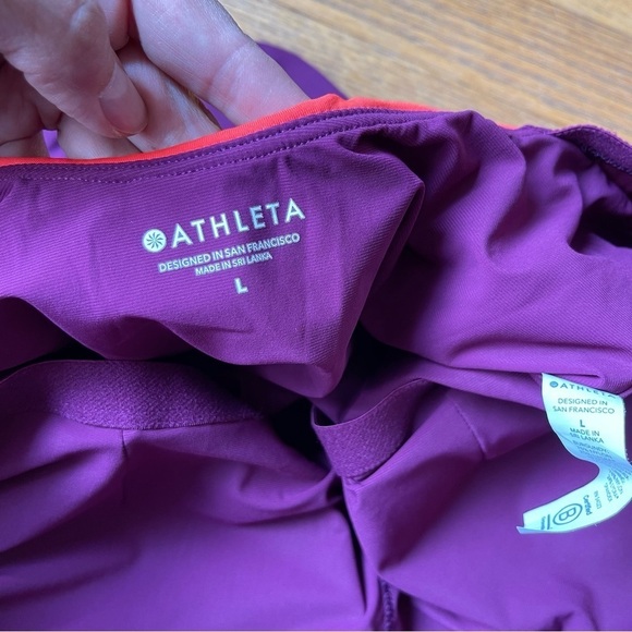 NEW Athleta Asym Colorblock One Piece Swimsuit 530875 Size Large - Picture 7 of 7